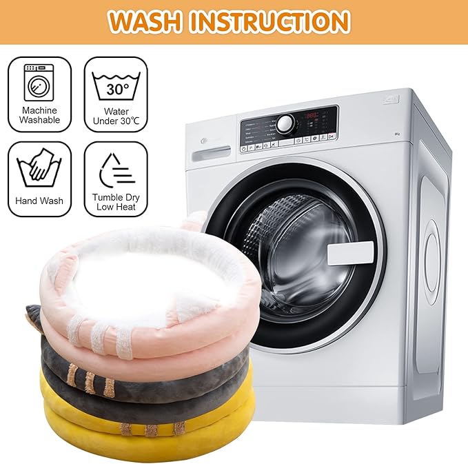 Cuccia per gatto in caldo e morbido tessuto in flanella. Lettiera Semi-chiusa confortevole Plus Velvet